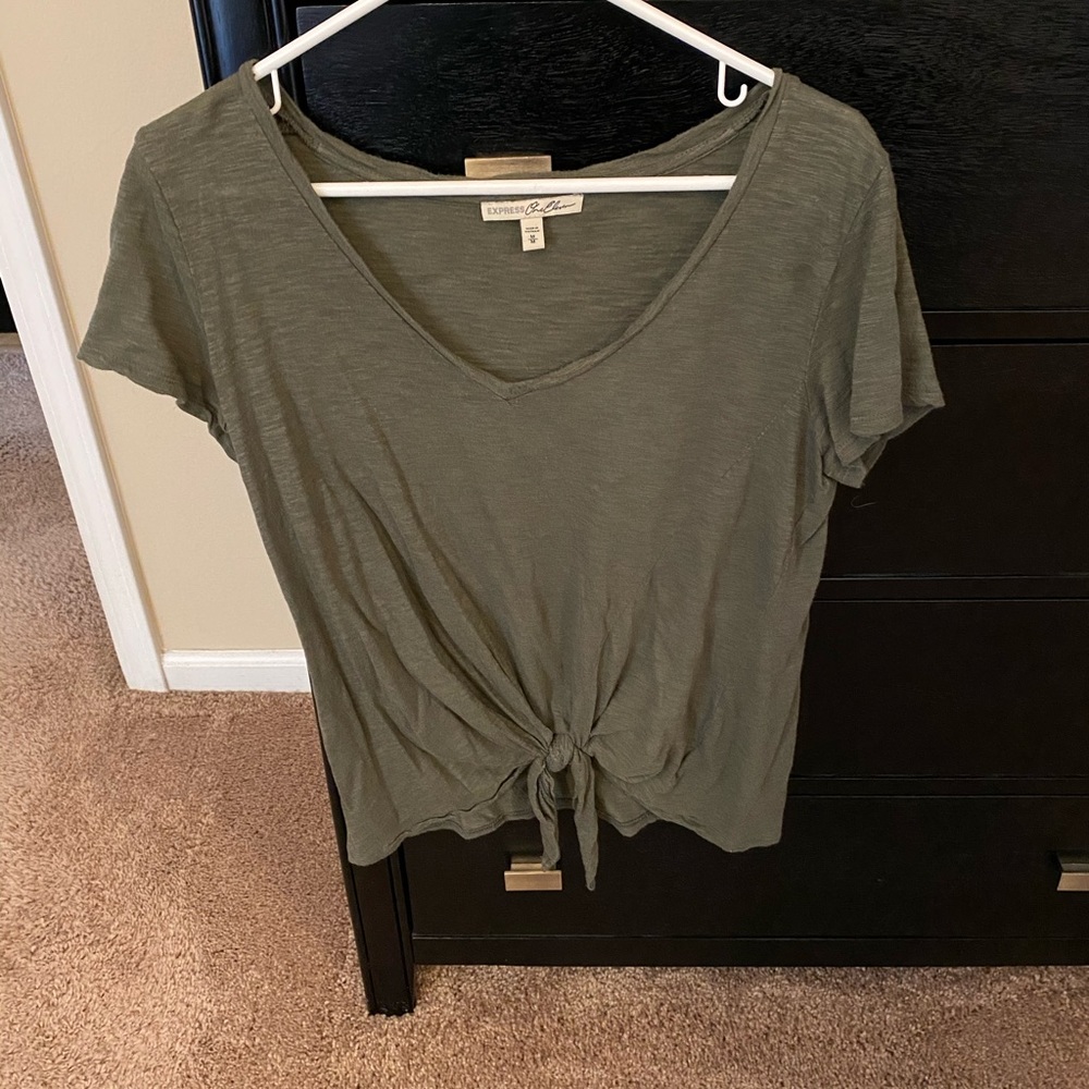 Olive V Neck
